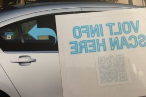 chevy volt qr code sticker