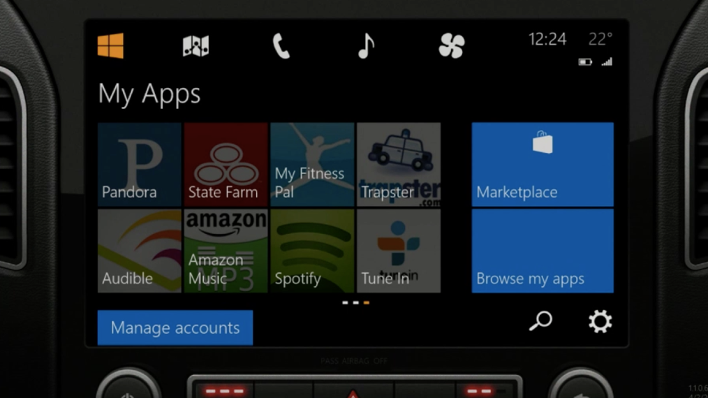 windows in the car app