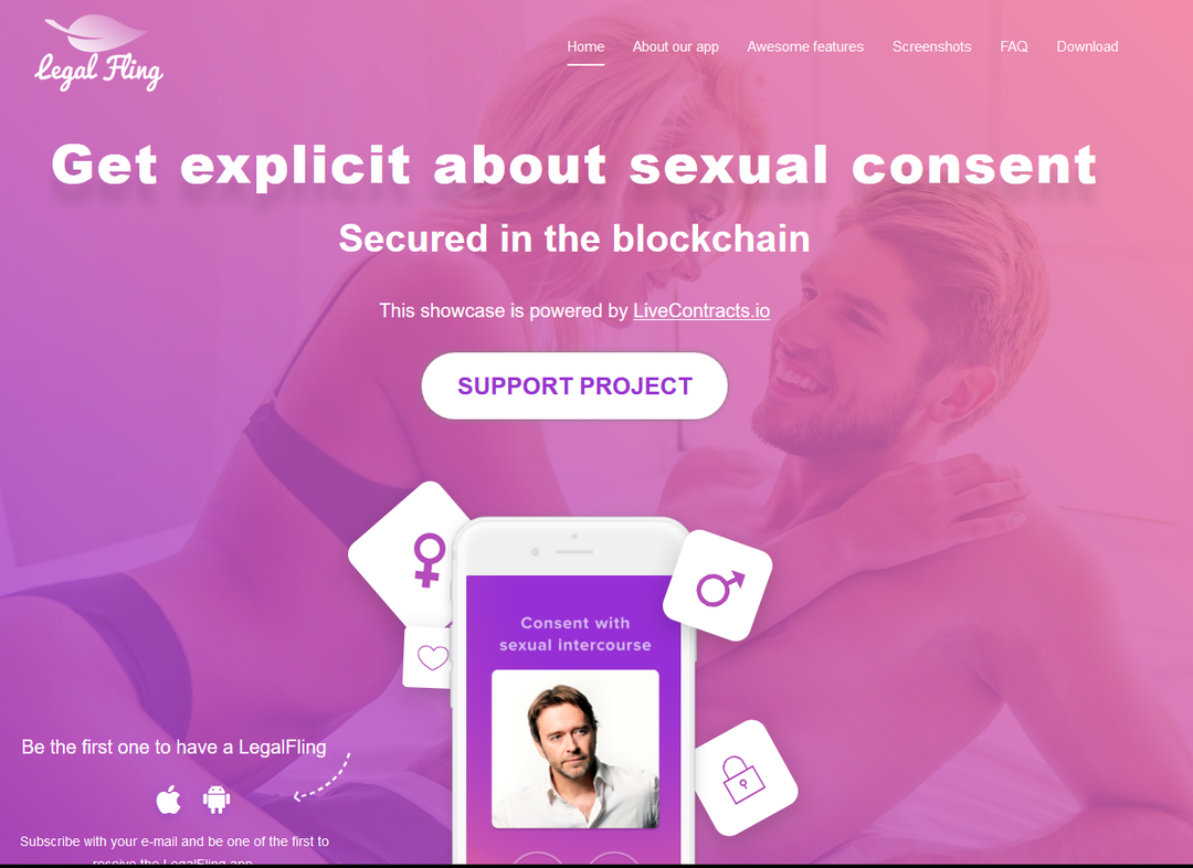 「LegalFling」官網首頁。截圖來源:LegalFling 官方網站。