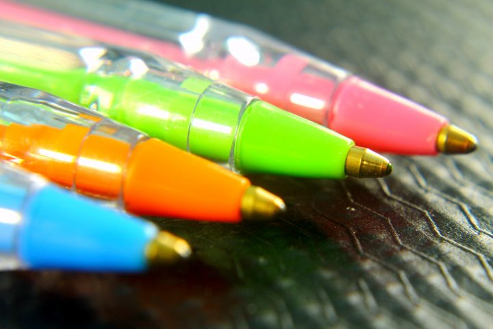 Ball pen close-up