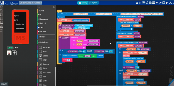 M5Stack UIFlow y 資訊串接韌體設定
