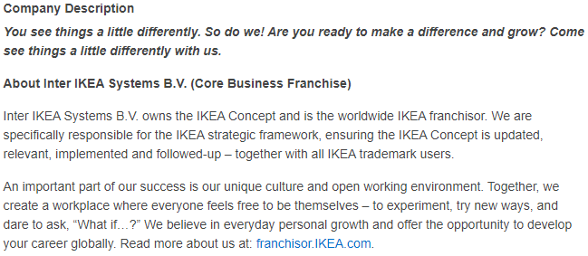 IKEA,招募