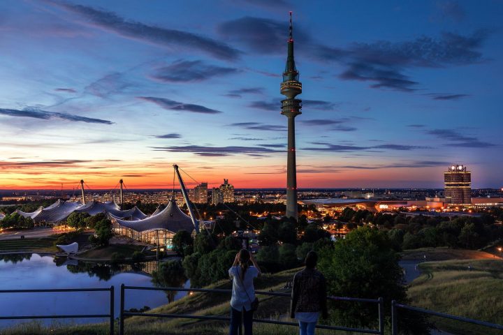 Munich night view