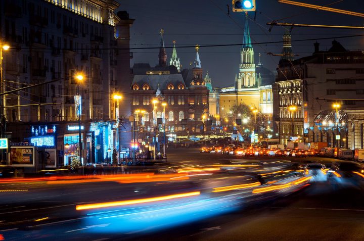 moscow night view