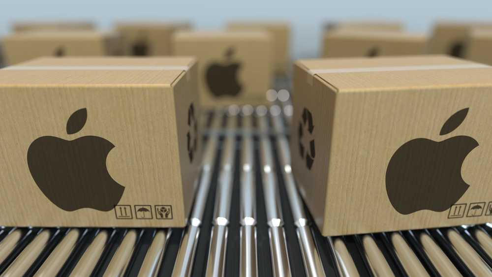 apple manufactured parts ready to be shipped