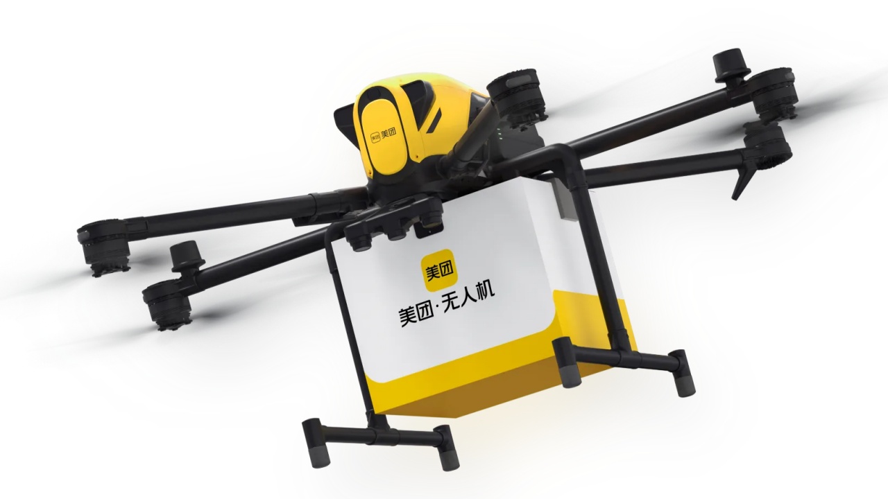 中國、美團、無人機、外送