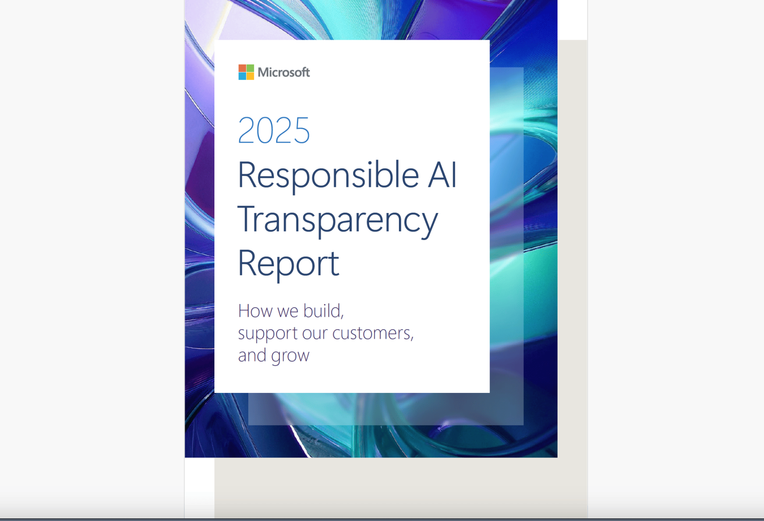 微軟發佈 2025 年《負責任 AI 透明度報告》實踐負責任 AI、深化客戶支持與共創成長 | TechOrange 科技報橘