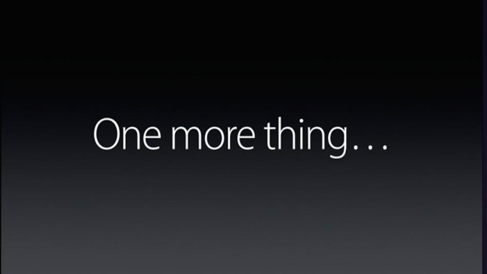 onemorething