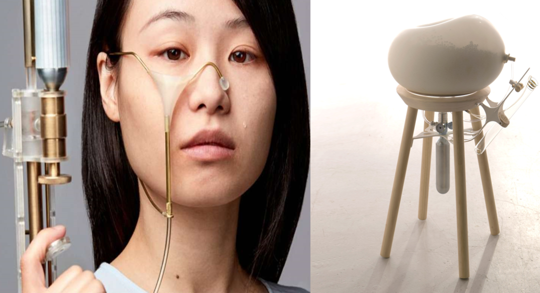 Excuse Me 座椅是一張坐下時椅墊會充氣的凳子，當過度充氣時，椅墊便會爆炸。