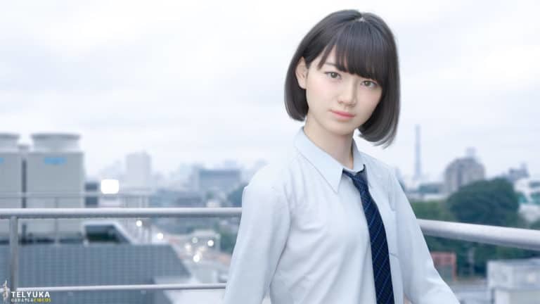 ▲如果參觀者不斷凝望著「Saya」的話,會躲起目光,對她微笑的話她也會做出同樣反應。(圖/翻攝自 TELYUKA_Saya 推特,下同)