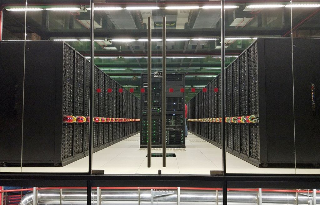示意圖，本圖非量子電腦。