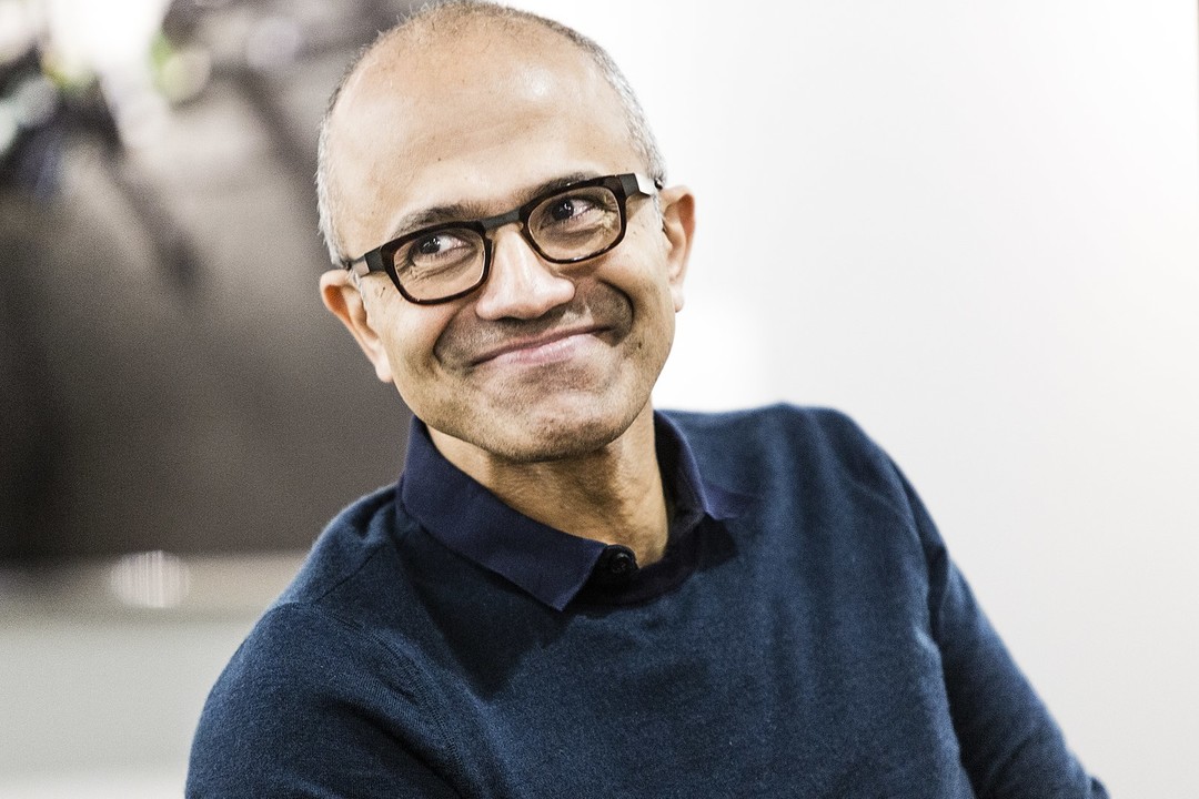 微軟CEO納德拉(Satya Nadella)。