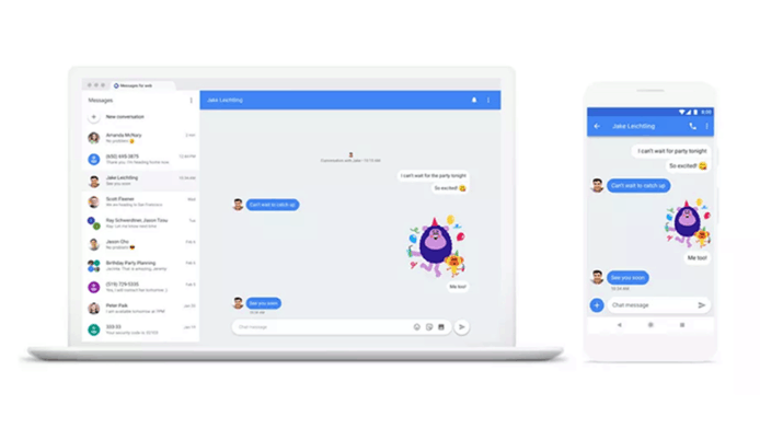 Google、iMessage 、 WhatsApp 、 Facebook Messenger、Android Messages、卓上版、通訊軟體、Line、谷歌、網路、桌面
