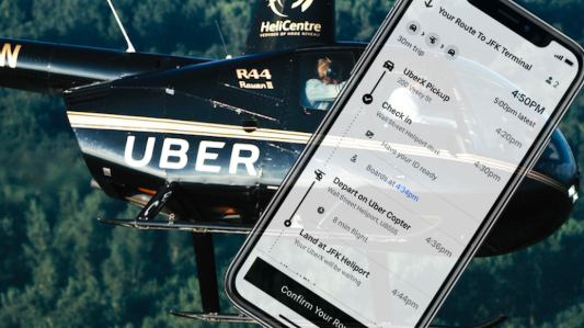 Uber 直升機 App